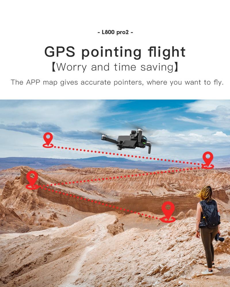 L800 PRO2 360 Laser Obstacle Avoidance Three Axis Gimbal Brushless GPS HD Aerial Photography Folding Quadcopter