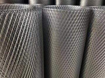 aluminum sheet mesh diamond-shaped stretch steel sheet mesh