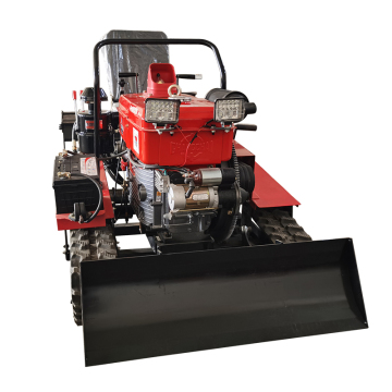 Factory Direct Sales: Rubber Crawler Rotary Tiller - Multi-Function Upland Paddy Tractor