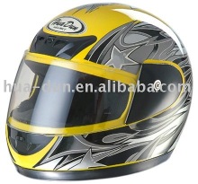 motorcycle scratch resistant full face helmet