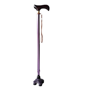 Multifunctional Aluminum Alloy Walking Stick with Exchangeable Foot for Elderly