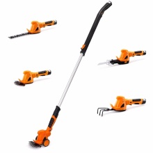 Electric Garden Tool Set: Weeding Fork, Hedge Trimmer, Grass Trimmer & More - 10.8V Cordless