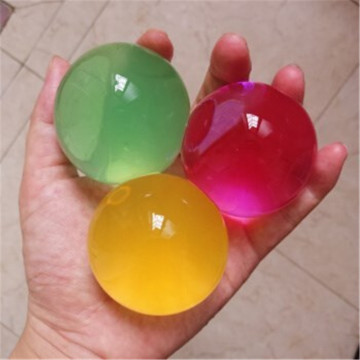 10pcs Large Hydrogel Pearl Shaped Big 4-5cm Crystal Soil Water Beads Mud Grow Ball Wedding Growing Bulbs Children's toys