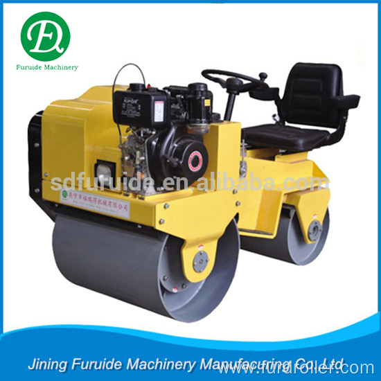 Double Drum Mini Vibratory 1 Ton Roller (FYL-850)