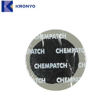 radial tire repair patch with vulcanizing machine
