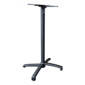 Aluminium vouwen Black metalen eetbalktafel Bases