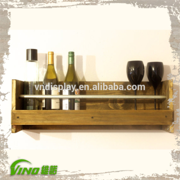 wood wine glass holder