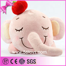 High quality cheap plush baby pink elephant toy
