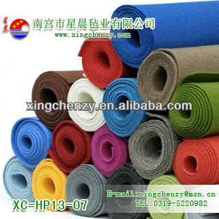 color felt polyester felt fabric roll