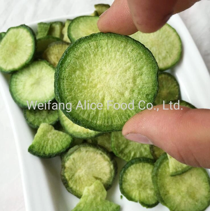 Bulk Packing Vacuum Fried Vegetables Vf Green Radish Chips