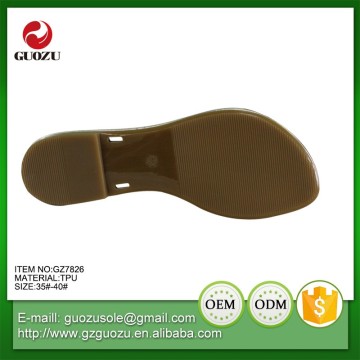 sole type lady sandal slipper sole tpu sole for sale