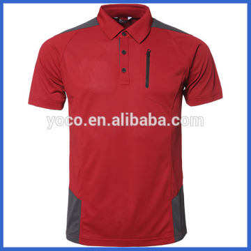 Men polyester new design polo t shirt