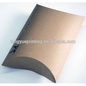 Paper pillow boxes custom print packaging for accessories