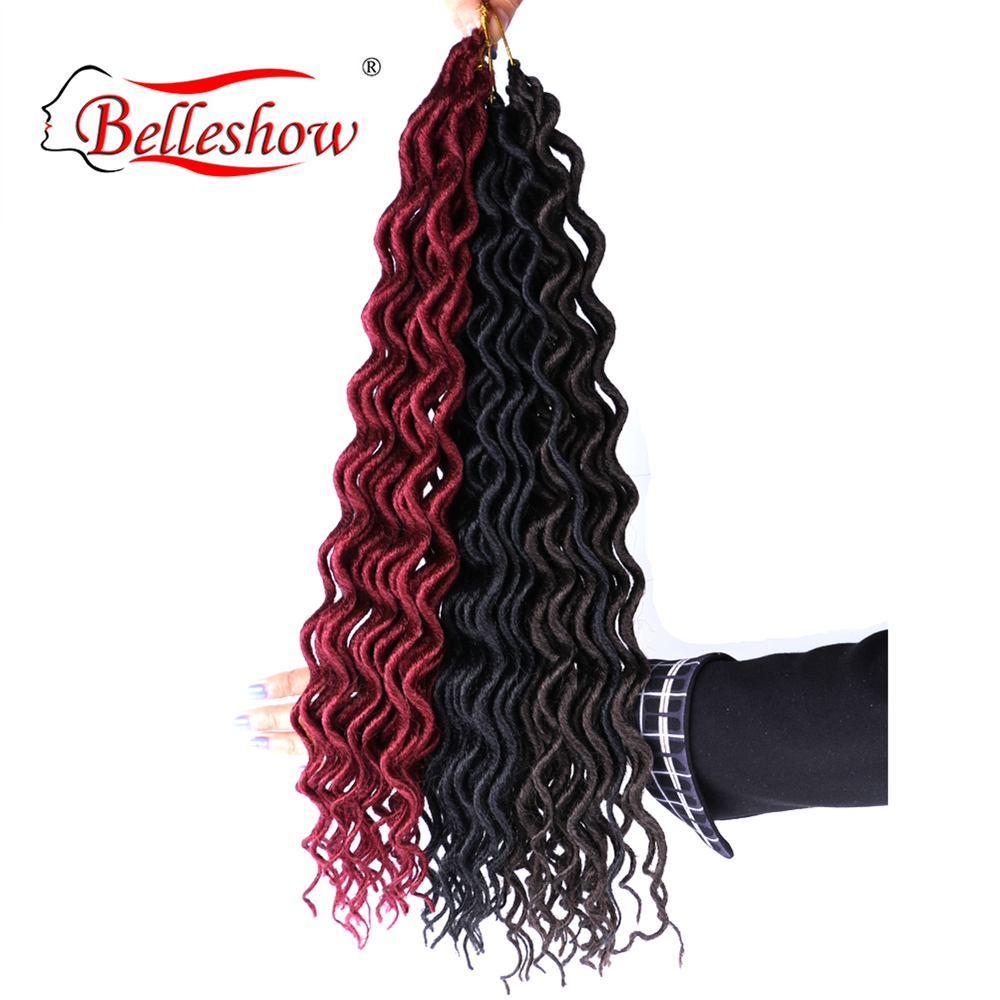 Hot sell sister twist dread faux locs soft faux locs  curly soft faux locs