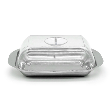 Tabletop Modern Stainless Steel Butter Box With Lid