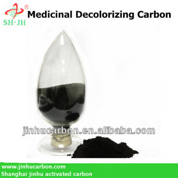 Activated carbon as medicine material