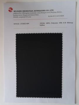 100% Polyester 350t F-D Ribstop Taffeta