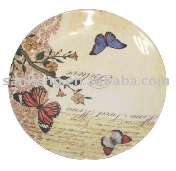 Round melamine cake dish
