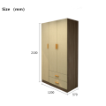 Drei -Tür -Garderobe mit 2 Schubladen zum Verkauf