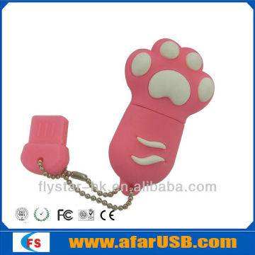 2013 hot cat claw memory drive usb 2.0, cat claw usb stick with Grade A chip