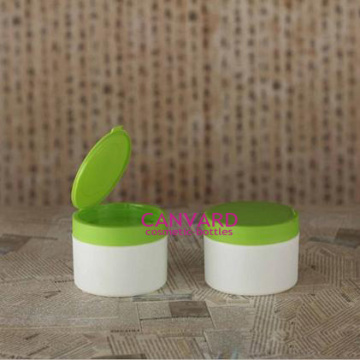 Empty plastic jar, cosmetic cream jar, face wash jar, face cream jar