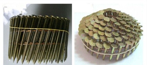 Galvanized Copper Decorative Roofing Coil Nails with Umbrella