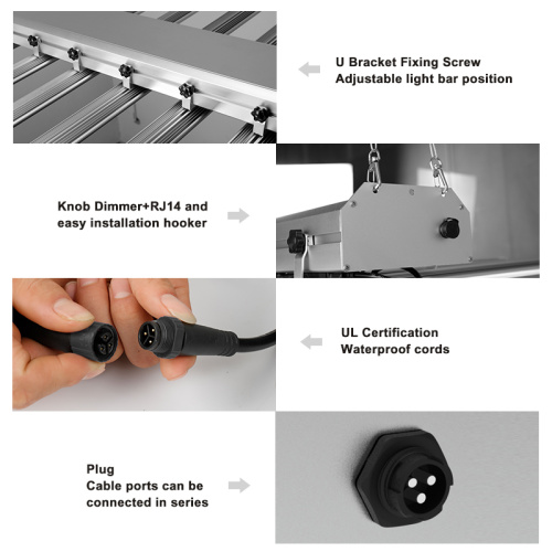 800W Samsung Quantum Quantum LED Grow Grow Bar