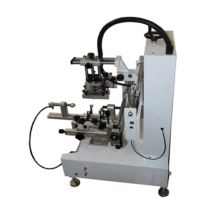 Precision style tabletop cylinder screen printing machine