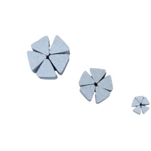 Shengxiang Metal Vibratory Finishing Media - High Alumina Porcelain Balls, Silicon Carbide for Deburring and Polishing (1-Year Warranty)