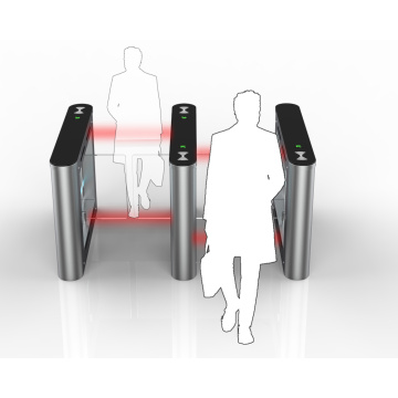 Swing Barrier Turnstile Gate dengan RFID Reader