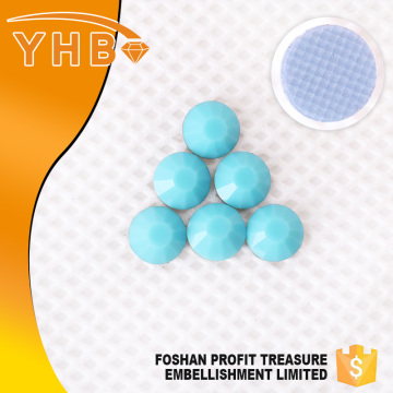 YHB factory custom fashion star shape glass embellishment for clothes decoration