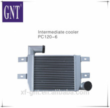 excavator PC120-6 4D102 intermediate cooler