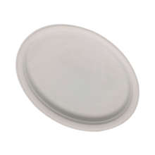 10inch Compostable round sugarcane bagasse paper plate