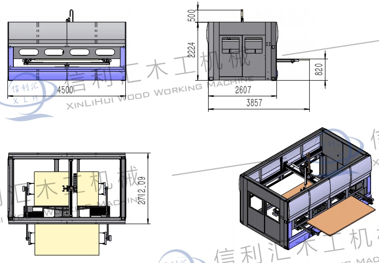 Automatic Wood Door PU Painting Machine Production Line Good Sale Automatic Door Frame Painting Machine for Wooden Line