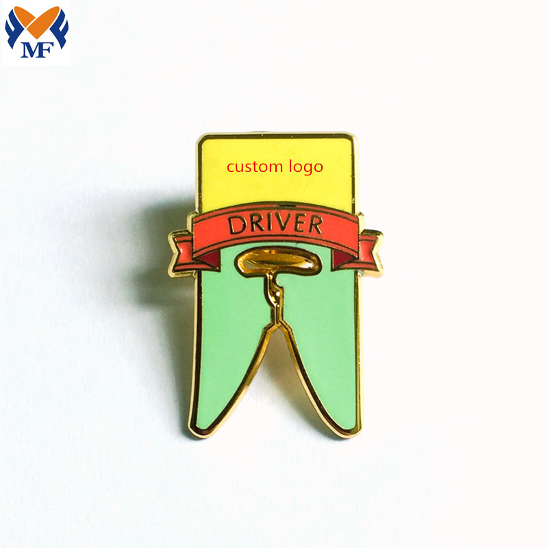 Barefoot Driver Enamel Pin