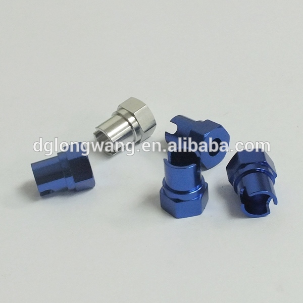 ISO factory blue - anodized aluminum weld fittings made in China