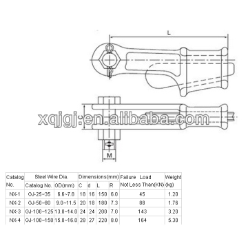 Hot-dip Galvanized Clamp Wedge Type/Wedge Clamp/Wedge Type Cable Clamp