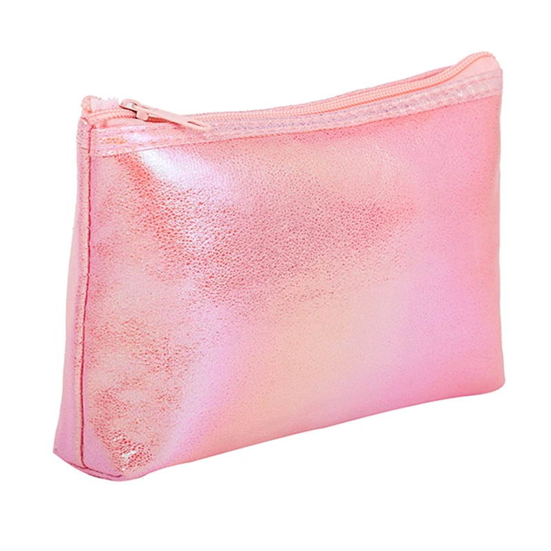 2 in 1 Custome Logo Women Beauty Makeup Pouch Mermaid Magic Colored Clear Cosmetic Bag