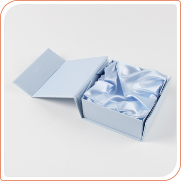 Hot sell satin custom tray folding box cardboard packing OEM