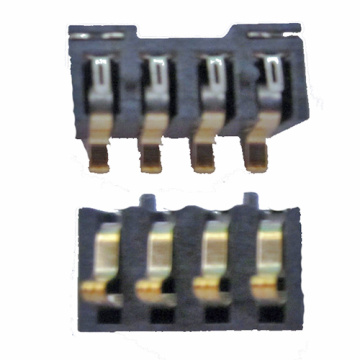 Conector SMT da bateria do passo 4P de 2,5 mm