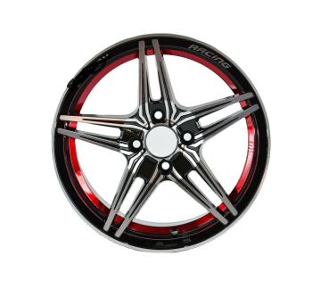 DM622 15inch Black Machine Face Aluminum Alloy Wheel Rims