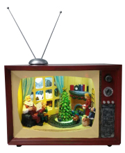With LED lights and Music Christmas TV