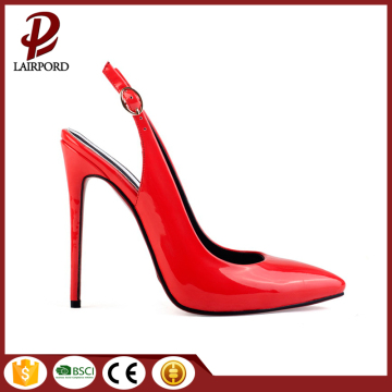 thin red rubber heel comfortable insole sandals