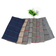 Pure Cotton Blended Long Wide Fringed Unisex Warm Scarf 15034