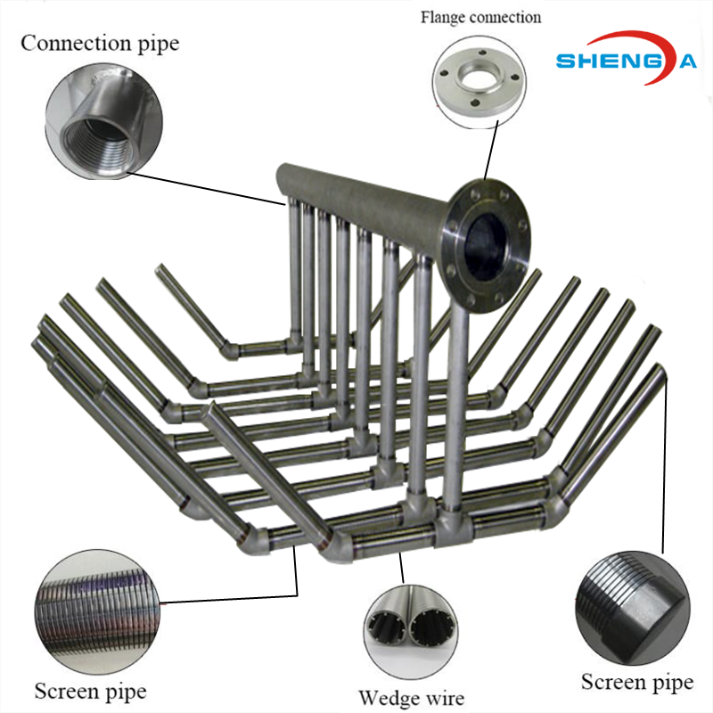 Wedge Wire Water Hub And Header Water