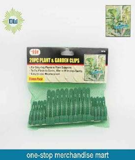 Plastic garden clips