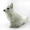 Plush Juguetes White Wolf Realists White