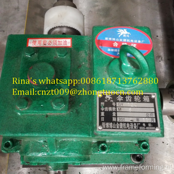 Galvanized Steel roller shutter door machine with punching holes device