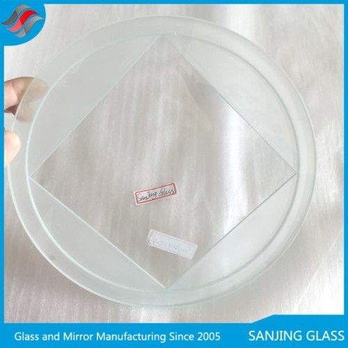 Alibaba Trade Assurance Grade A polished tempered glass covers round glass light cover