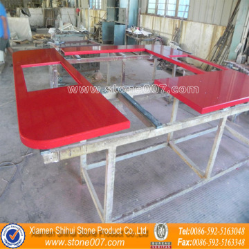 Quality Assurance Red Quartz Tops for Bar